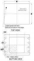 WSON-8 8x6 package dimensions